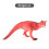 Dinosauriefigurset Vild dinosaurie T-Rex Stegosaurus 1