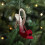 Christmas Tree Ball Ornament Black Irregular 6 pcs 4