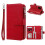 iPhone 12 12 Pro magnetic wallet case red 1