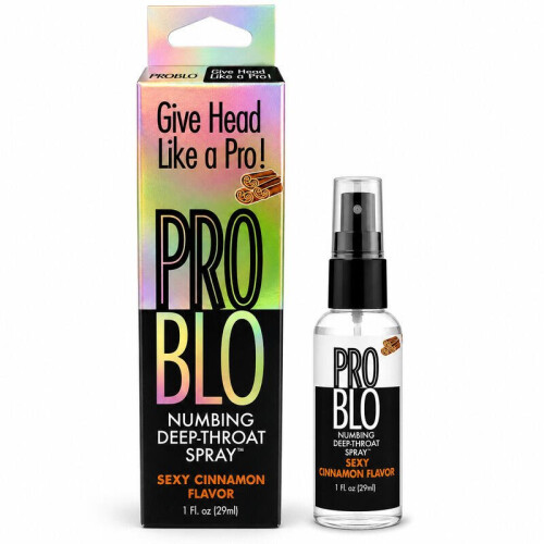 Doc Johnson Pro Blo Numbing Deep Throat Spray – Cinnamon – 1oz Bottle