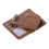 Compatible con Samsung Galaxy S10e - Funda tipo cartera (LEMAN) Marrón 7