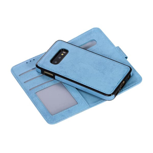 Compatible con Samsung Galaxy S10e - Funda tipo cartera (LEMAN) Marrón 1