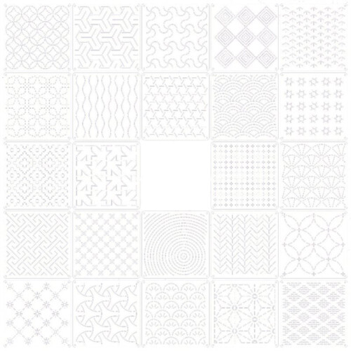 24pcs 3D Embossing Folder Set Embroidery Pattern Template Hand Quilting for DIY Scrapbooking and Paper Crafting