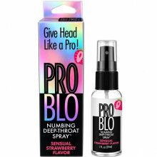Pro Blo Numbing Deep Throat Spray – Sensual Strawberry – 1oz Bottle