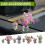 Mini auto vaasje, decoratief interieurornament (1 stuk) 6