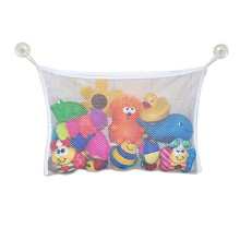 Baby bath toy organizer mesh bag with2suction cups