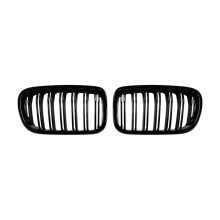 Car Front Kidney Grill Air Intake Grille Front Hood Grill Double Grille for X3 F25 2011-2013
