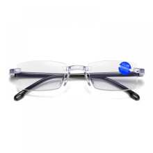 Randlose Gleitsicht-Lesebrille mit Blaulichtfilter