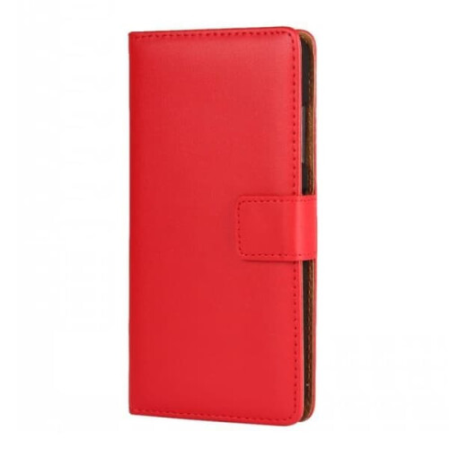 Nothing Phone (1) wallet case genuine leather red 1