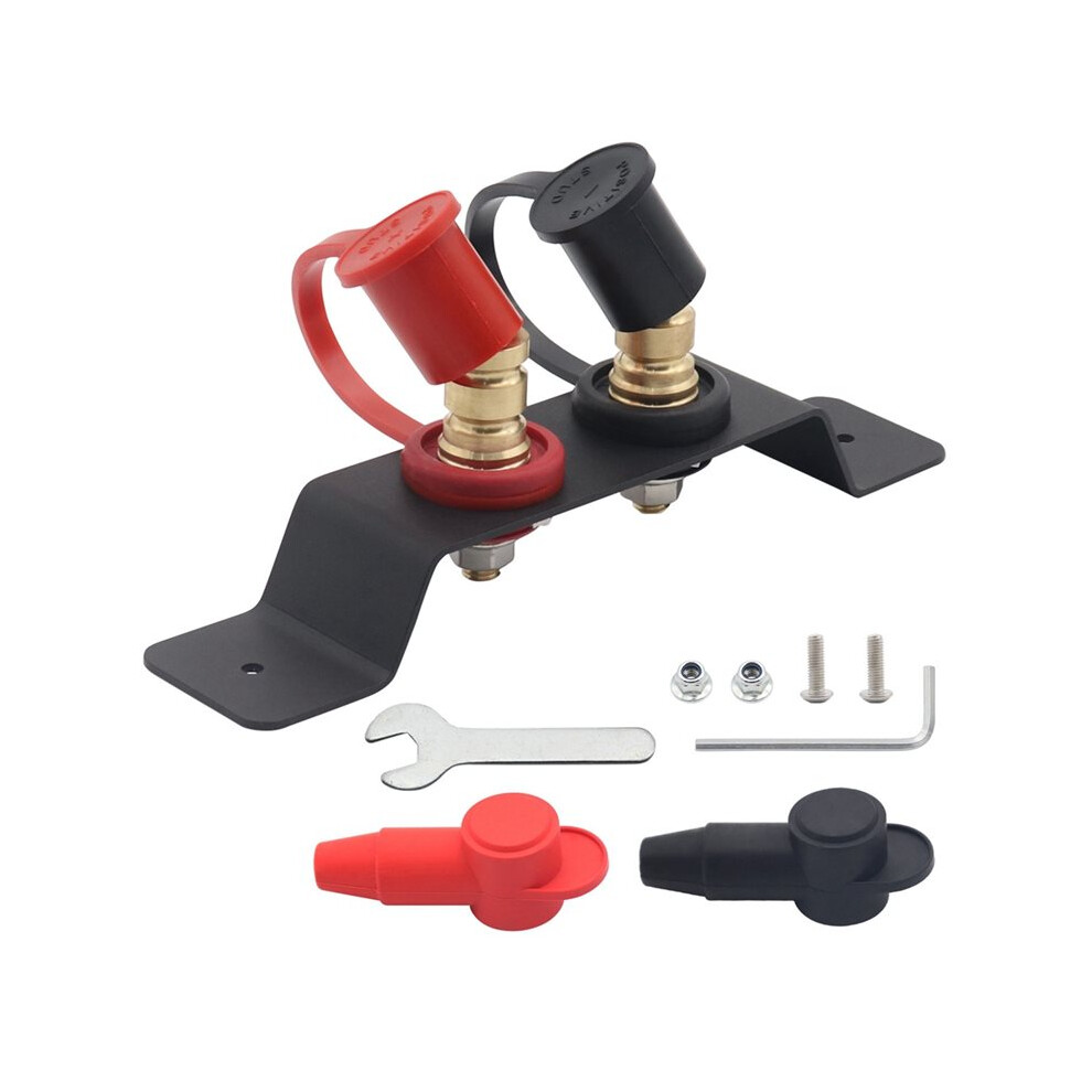 Battery Terminals Relocation Kit With Battery Jump Post Battery Jumper Terminals Charging Tools Kit For Atv Utv Rv Truck 6033119969511