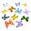 Plastic insecten actiefiguren, vlindermodel, 12 stuks 1