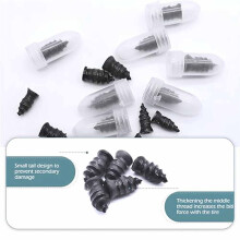 60 PCS Tire Repair Rubber Nail, Vacuum Tire Repair Kits Spiral Rubber Screws, Fast Self-Service Tool for Car, Motorcycle