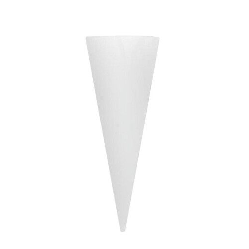 Vaso de parede em forma de cone de vidro transparente para decoração de casa