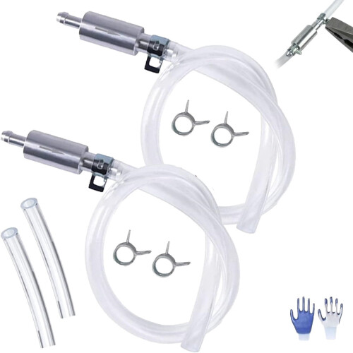 Brake Bleeder Hose with Check Valve 3 pcs