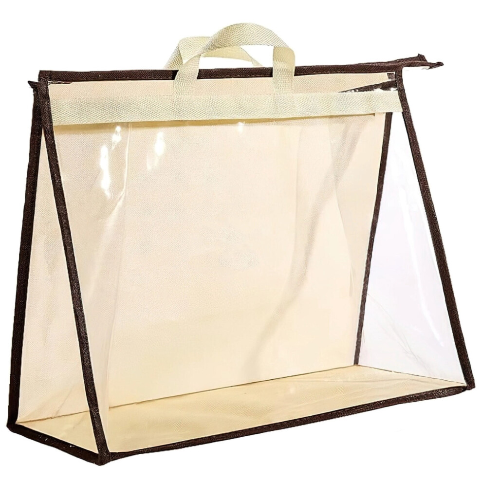 Clear Handbag Storage Organizer PVC Zipper Bag Set of 5-image-OPC-PW66P28-NEW