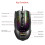 Mouse da gioco con display a schermo 6400 DPI, retroilluminazione RGB, mouse da gioco per PC, mouse 5