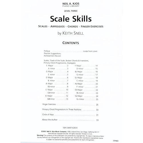 Scale Skills Level 3 Other Book