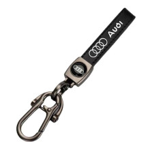 Leather car key ring for Audi metal keychain 1 piece