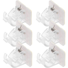 Magnetic Curtain Rod Brackets Set of 6
