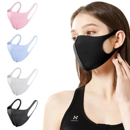 Washable Protective Face Mask White 1 Pack 1