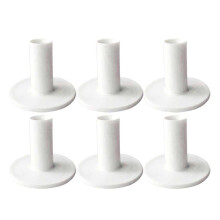 Rubberen golf oefenteehouder (6 stuks)