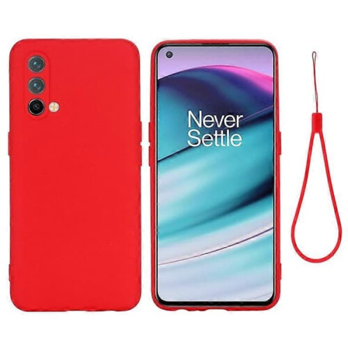 Silicone Protective Case for OnePlus Nord CE 5G Red