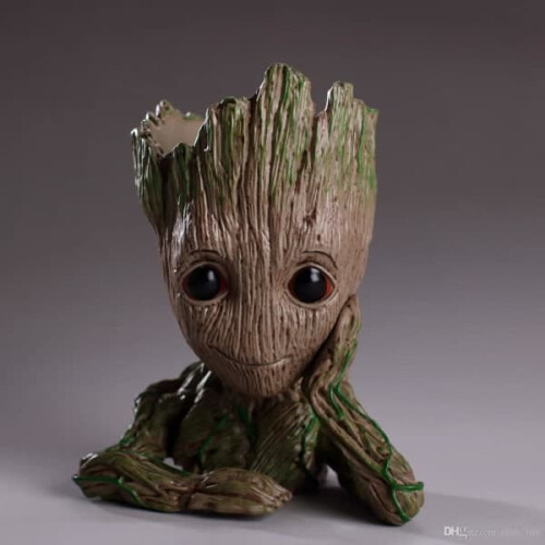 Φύλακες του Γαλαξία2Γλάστρα Baby Groot Καφέ 2