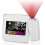 Projection Alarm Clock LED Digital USB Rechargeable 2