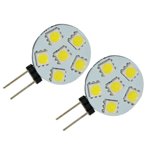 Λαμπτήρες LED G4 0.7w6000k για τροχόσπιτο, τροχόσπιτο, 2 τεμάχια