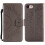 SKALO iPhone 16e Mandala Wallet Case - Grey 1