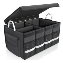 Capacity Car Storage Box Car Trunk Organizer Foldable Cargo Storage Tool Auto Trucks Trunk Box