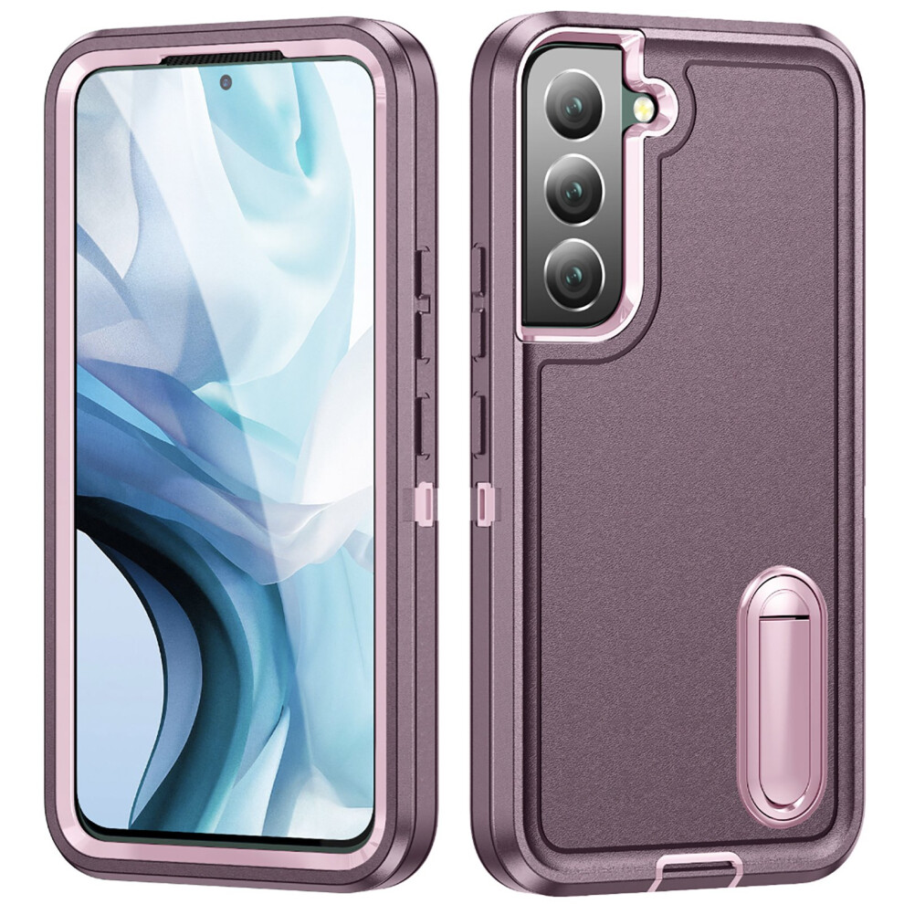 Galaxy S23 Rugged Armor Case With Kickstand Purple 900223063113