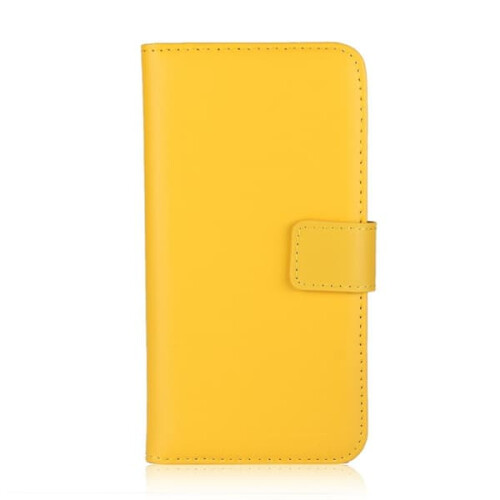 iPhone 12/12 Pro genuine leather case yellow 1