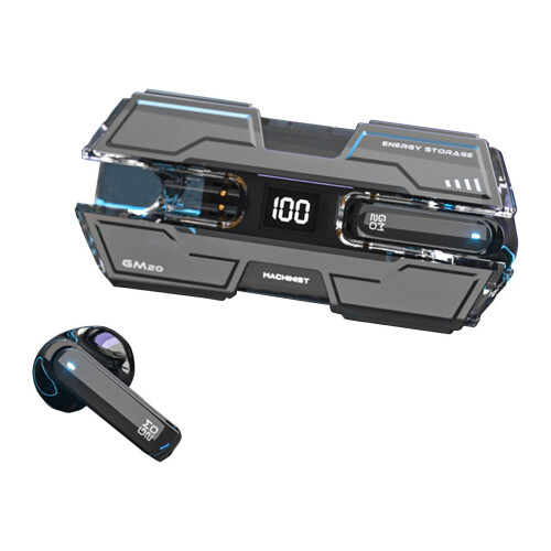Ασύρματα ακουστικά Bluetooth Txmfgh Mechanical Wind, συμβατά με μείωση θορύβου ANC, κλήσεις HD και 1
