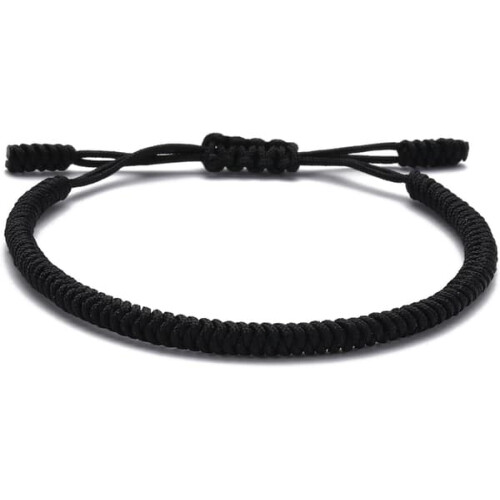 Handmade Tibetan Lucky Bracelet Adjustable Black