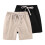 Ensemble short de sport décontracté pour filles kaki 2 pièces 1