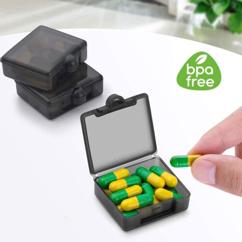 Tragbare Pillendose für die Hosentasche, 3er-Pack 1