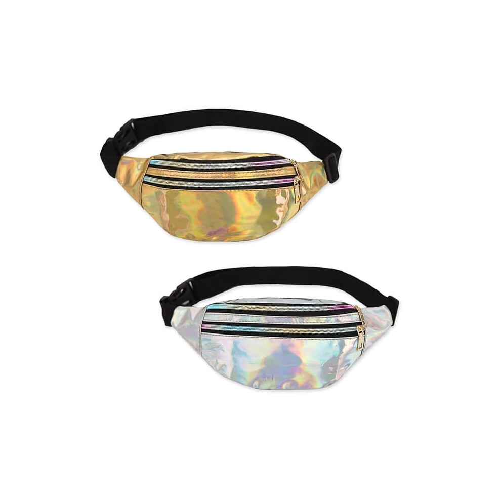 Holographic Waist Bag Waterproof Iridescent 1 Pc 962029739869