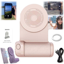 Photoklick camera grip with Bluetooth and wireless charging