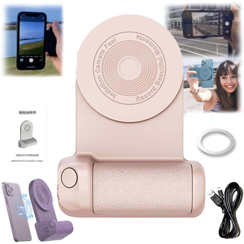 Photoklick camera grip with Bluetooth and wireless charging