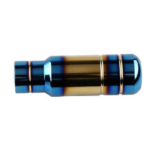 1 Pomo de Palanca de Cambios de Aleación de Aluminio Estilo JDM con Diseño Ergonómico, Apto para Coches con Transmisión Manual y Automática.