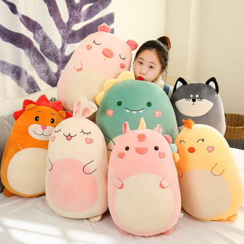 Squishmallow plush cushion dinosaur pillow 80 cm 2