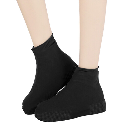 Waterproof Silicone Emulsion Shoe Covers Black Size S 1