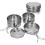Camping Cookware Set Stainless Steel 4-Piece 1