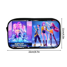 Kpop Demon Hunters pencil case large capacity 1 piece
