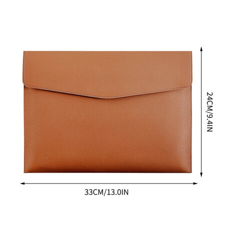 Portfolio Organizer Binder Matte Faux Leather Letter Size 2