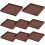 Rubberen meubelwieldoppen 5x5cm 8 stuks 1