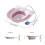 Portable collapsible sitz bath for hemorrhoids and 3