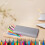Txmfgh frosted striped pencil case large capacity 4