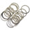 Schlüsselanhänger mit geteilter Kette, Bronze/Kupfer, 2er-Pack 1